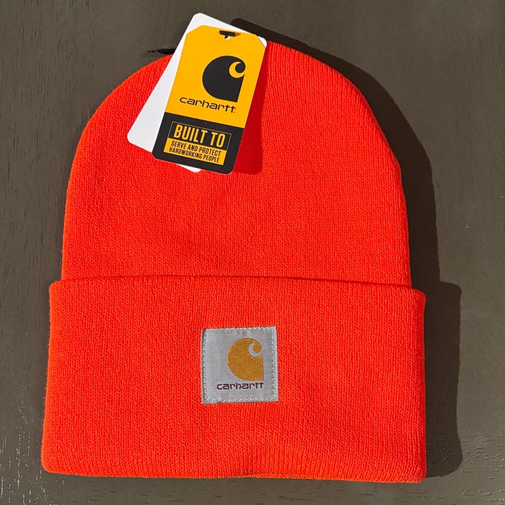 Carhartt one size Bright Orange Knit Hat